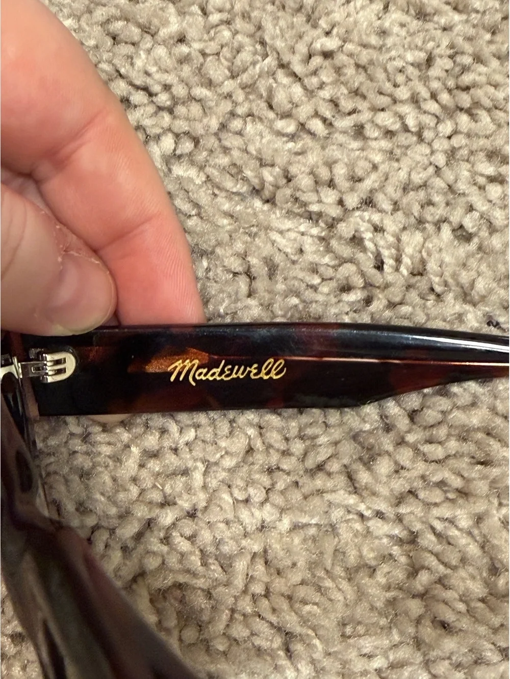 Madewell Tortoise Shell Sunglasses with Dark Lenses